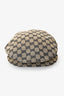 Gucci Beige/Navy GG Supreme Canvas 'Newsboy Cap' Size M