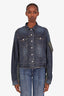 Sacai Blue/Green Denim Mesh Patchwork Jacket Size 2