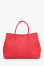Hermès 2010 Bougainvillea Leather PHW Garden Party 36