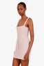 House of CB Pink Ruched Front Closure Mini Dress Size S