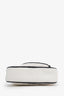 Pre-loved Chanel™ 2023 White Quilted Canvas Monte-Carlo Mini Crossbody Tennis Bag