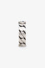 Gucci Sterling Silver Interlocking Chain Link GG Ring