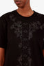 Hermès Black Maxi Print T-Shirt Size 40