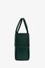 Bottega Veneta Green Intrecciato Leather Medium 'Arco' Tote with Pouch