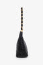 Pre-loved Chanel™ 24A Black Shiny Crumpled Lambskin Quilted Medium CC Funky Town Hobo