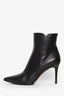 Gianvito Rossi Black Leather Heeled Ankle Boots Size 39