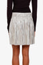 Isabel Marant Etoile Silver Mini Skirt Size 44