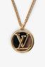 Louis Vuitton Two Tone Louise Long Pendant Necklace