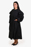 Simone Rocha Black Poplin Cotton Signature Sleeve Smock Dress Size 6