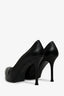 Saint Laurent Black Leather Tribtoo Platform Pumps Size 40