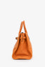 Loewe Limited Edition Yellow Pebbled Leather Small Top-handle Bag
