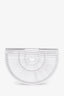 Cult Gaia White Acrylic 'Arc' Clutch Bag