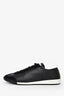 Pre-loved Chanel™ Black Leather Sleek Sneakers Size 38.5