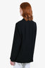 Vince Black Padded Shoulder Blazer Size 10