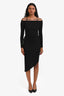 Miaou Black Titled Midi Skirt Size S