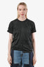 Comme des Garcons 2006 Black Patchwork Top Size M