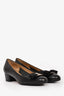 Salvatore Ferragamo Black 'Vera' Pump Size 5