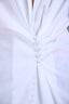 Dries Van Noten White Cotton Side Buttoned Shirt Size 38