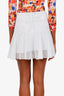 Sandro White Cotton Mini Skirt Size 1