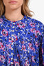 Isabel Marant Etoile Blue/Pink Floral Blouse Size 40