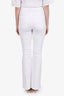 Veronica Beard White Denim Straight Flared Jeans Size 28
