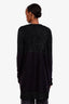 The Row Black Angora Blend Cardigan Size S