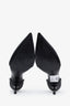 Alexander McQueen Black Patent Leather Harness Punk Pumps Size 40