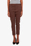 Brunello Cucinelli Brown Cotton Cargo Pants Size 12