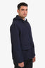 Louis Vuitton Navy Blue Hooded Jacket Size 48 Mens