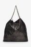 Stella McCartney Black Faux Suede Falabella Tote Bag with Pouch