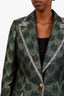 Gucci Green GG Jacquard Two-Piece Suit Size 42/38