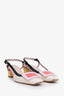 Roger Vivier Multicolour Patent Leather Belle Vivier 45 Slingback Pumps Size 37