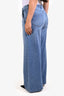 AG Adriano Goldschmied Blue Denim Low Waisted Wide Leg Stella Jeans Size 29