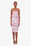 Hemant & Nandita Pink 'April' Midi Dress Size XS