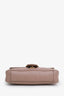 Gucci Taupe Leather Marmont Medium Shoulder Bag