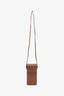 Celine Brown Leather Sunglass Pouch