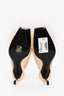 Saint Laurent Orange Blanco Feather Pom-Pom Mule Heels Size 38