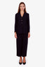 Prada Black Wool Blazer + Pant Set Size 40