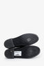 Pre-loved Chanel™ Black Leather Quilted Turnlock Logo Loafers Size 38.5
