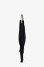 Saint Laurent Fall 2016 Black Suede Fringe Bracelet Serpent Hobo Bag