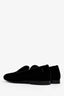 Saint Laurent Black Velvet Loafers Size 41 Men's
