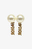 Christian Dior Aged Gold/Pearl 'Tribales' J'Adior Earrings