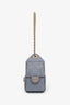 Pre-loved Chanel™ Grey Caviar Leather 25 Mini Hobo Bag
