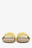 Hermès Yellow Leather Aloha Sandals Size 35