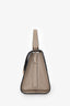 Valextra 2018 Beige Leather Mini 'Iside' Top Handle Bag