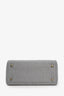 Christian Dior 2020 Grey Cannage Embroidered Canvas Small Lady D-Lite with Strap