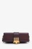 Christian Dior 2017 Burgundy Leather DiorAddict Small Lockbox Bag