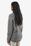 Tom Ford Grey Cashmere V Neck Sweater Size P/S