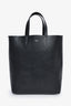 Celine Black Grained Calfskin Vertical Small Cabas Tote