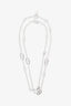 Hermès Sterling Silver Farandole Long Necklace 120